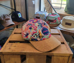 Gorra Jibarito Floral Corcho