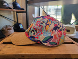 Gorra Jibarito Floral Corcho