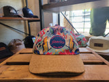 Gorra Jibarito Floral Corcho