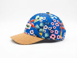 Gorra Jibarito Floral Corcho