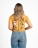 T-Shirt Crop Jibarito Café Amor Paz