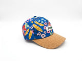 Gorra Jibarito Floral Corcho