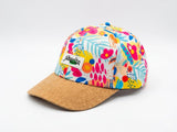 Gorra Jibarito Floral Corcho