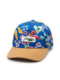Gorra Jibarito Floral Corcho