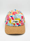 Gorra Jibarito Floral Corcho