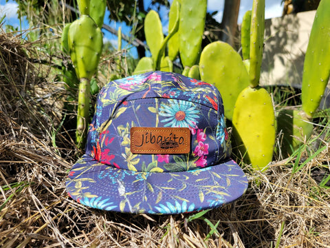 Gorra Jibarito 5panel Floral