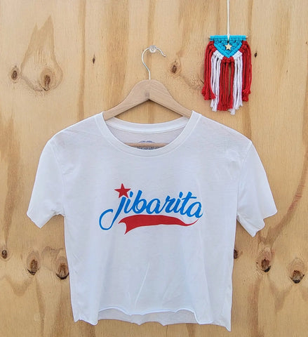 T-Shirt Crop Jibarita Monoestrellada