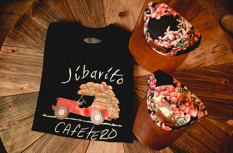 T-Shirt Jibarito Cafetero Negra