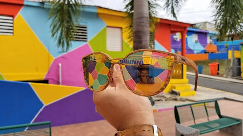 Gafas Jibarito Modelo Caribeña Lente Gold Rose